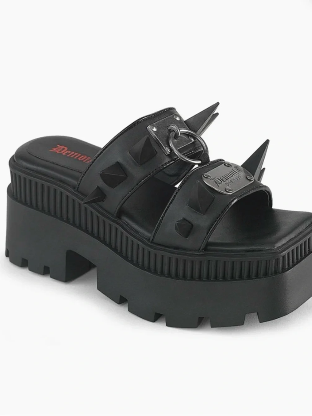 Demonia Wrath 13 platform sandal with O-Ring